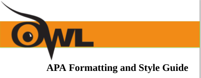 OWL at Purdue: APA Guide